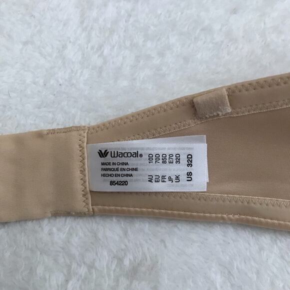 Wacoal NWT Strapless Beige Push Up Bra Women 32DD** Pls See Description - Picture 9 of 12